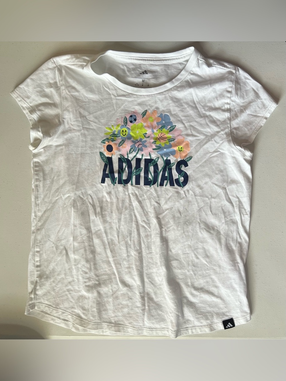 Adidas Short Sleeve Shirt - Youth Size 10/12